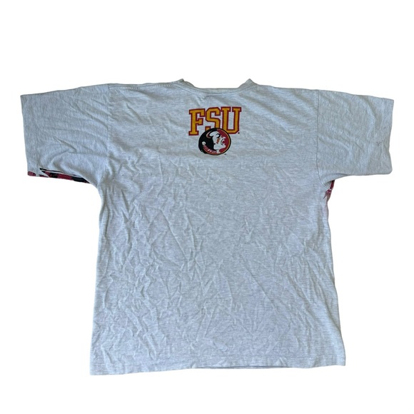 90s Magic Johnson Vintage Florida State University AOP Graphic Tee Shirt College - Picture 12 of 13